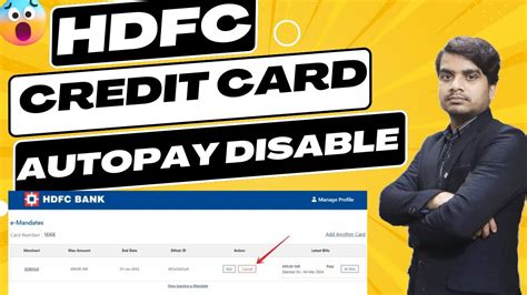 deactivate smart pay hdfc credit card|How to Deactivate HDFC Creditcard Smartpay .